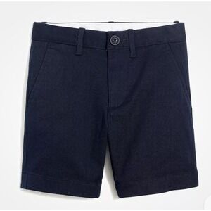 NWT J Crew Crewcuts Factory Boys Gramercy Shorts 14 Flex Chino Navy Blue‎